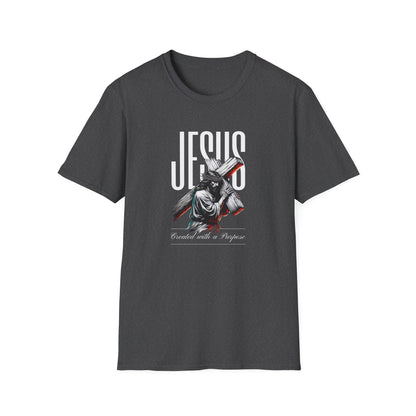 Jesus Cross T-Shirt — 'Jesus' Graphic Faith Tee for Christians