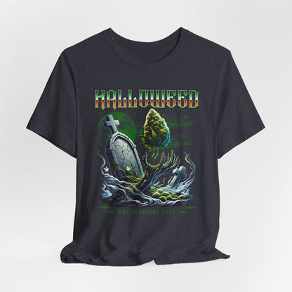 Halloweed, Haunted Herb, Unisex Jersey Short Sleeve Tee