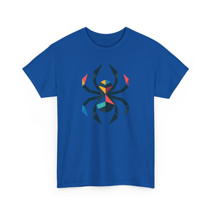 Colorful Spider, Graphic Unisex Heavy Cotton Tee - Psychonaut Swag