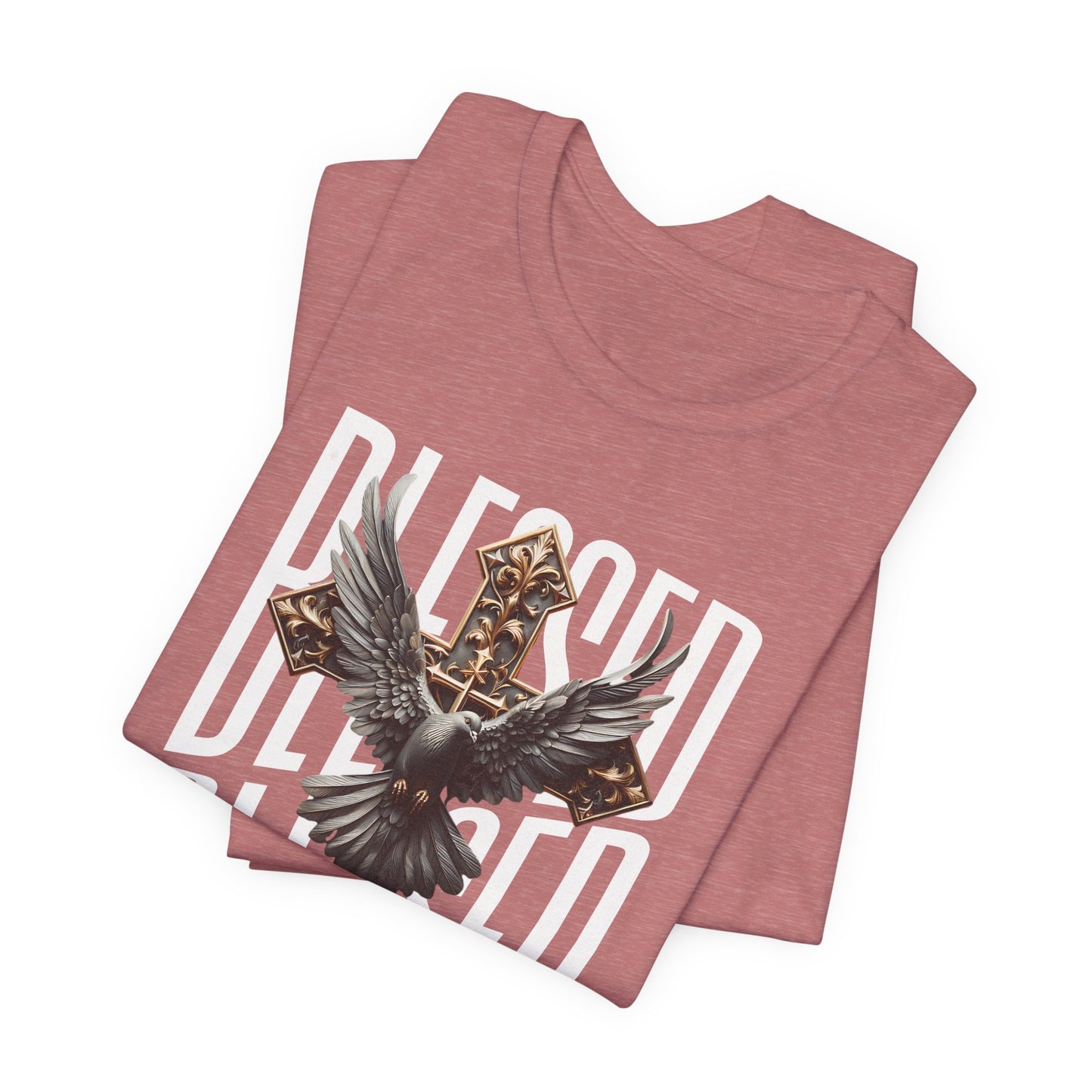 Blessed Dove Tee — Christian Faith Graphic T-Shirt