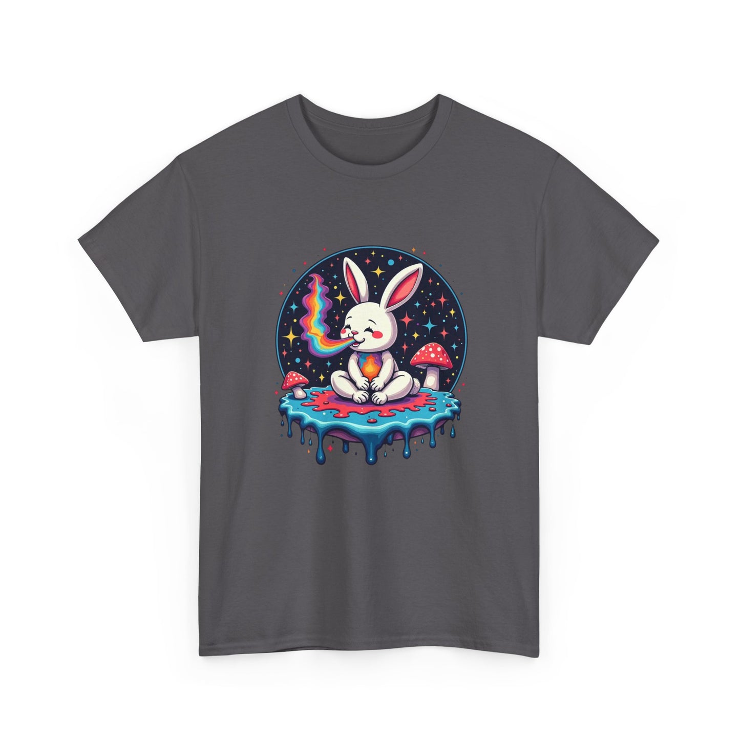 Mystical Bunny Tee — Cute Meditating Rabbit Graphic T-Shirt