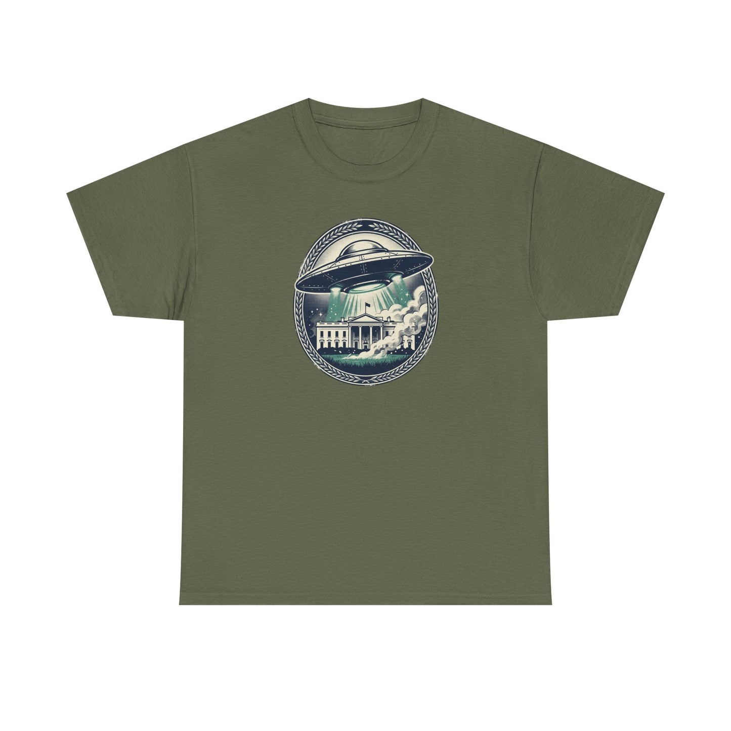 Alien Disclosure T-Shirt — Flying Saucer Over White House