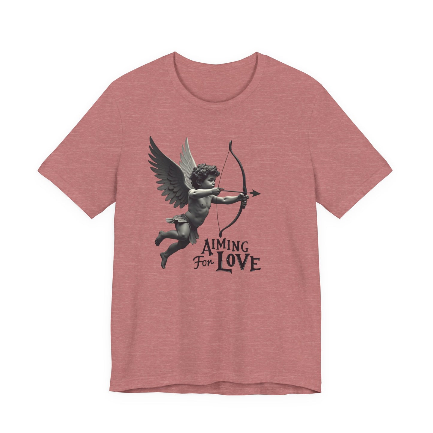 Cupid Graphic Tee — "Aiming for Love" Vintage Valentine T‑Shirt
