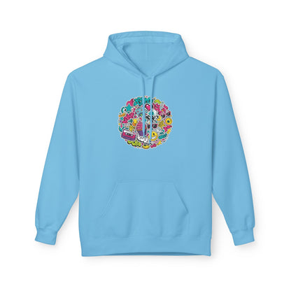 Colorful Retro Doodles Graphic Pullover