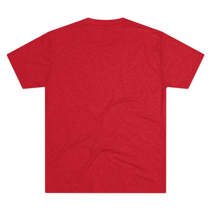 Alien visitors Christmas tree, Unisex Tri-Blend Crew Tee