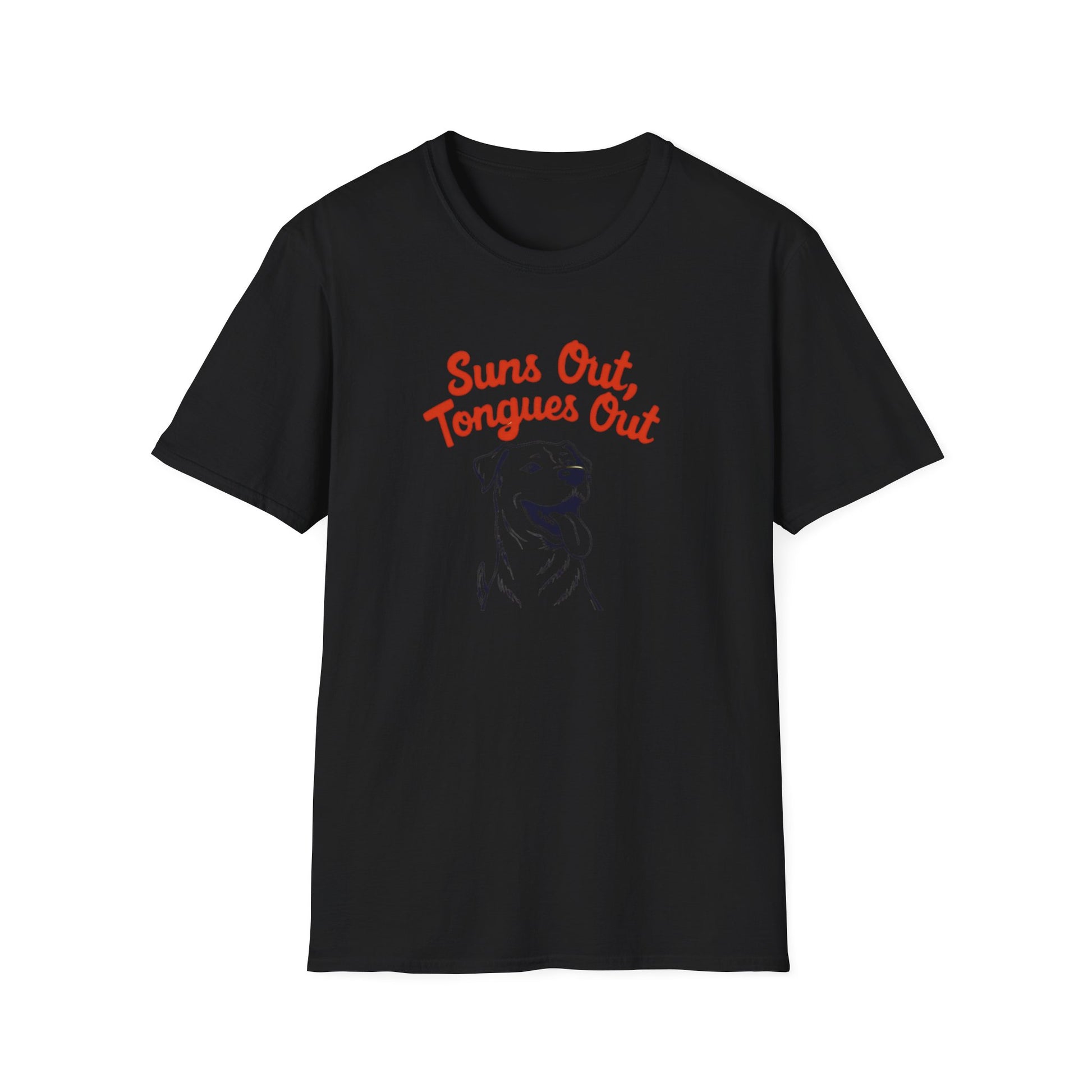 Suns Out, Tongues Out T-Shirt – Unisex Summer Tee, Dog Lovers Gift, Casual Wear, Cute Pet Shirt, Animal Lover Apparel - Psychonaut Swag
