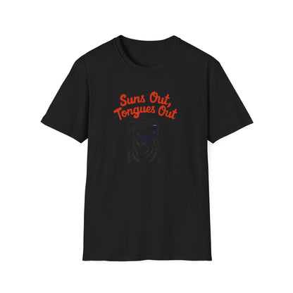 Suns Out, Tongues Out T-Shirt – Unisex Summer Tee, Dog Lovers Gift, Casual Wear, Cute Pet Shirt, Animal Lover Apparel - Psychonaut Swag