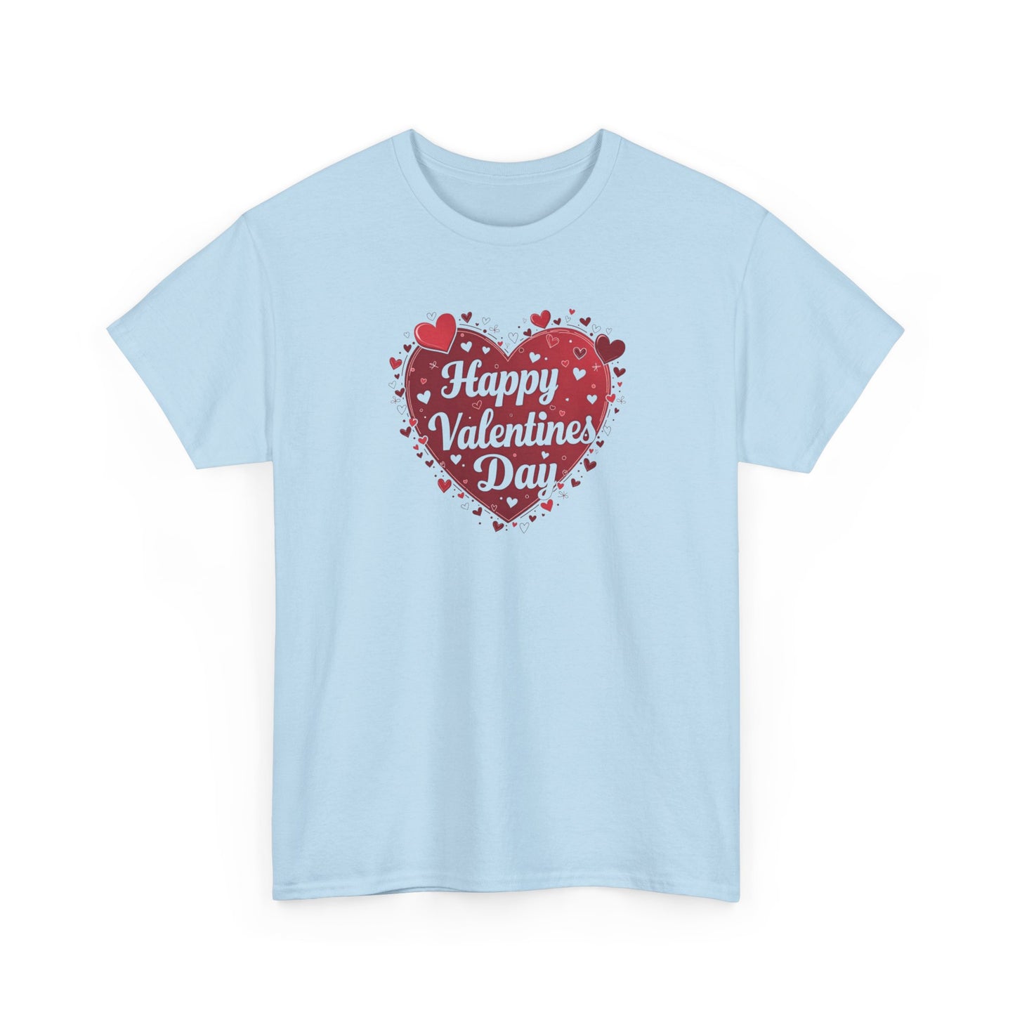 Valentine's Day Heart T-Shirt — "Happy Valentine's Day" Graphic Tee