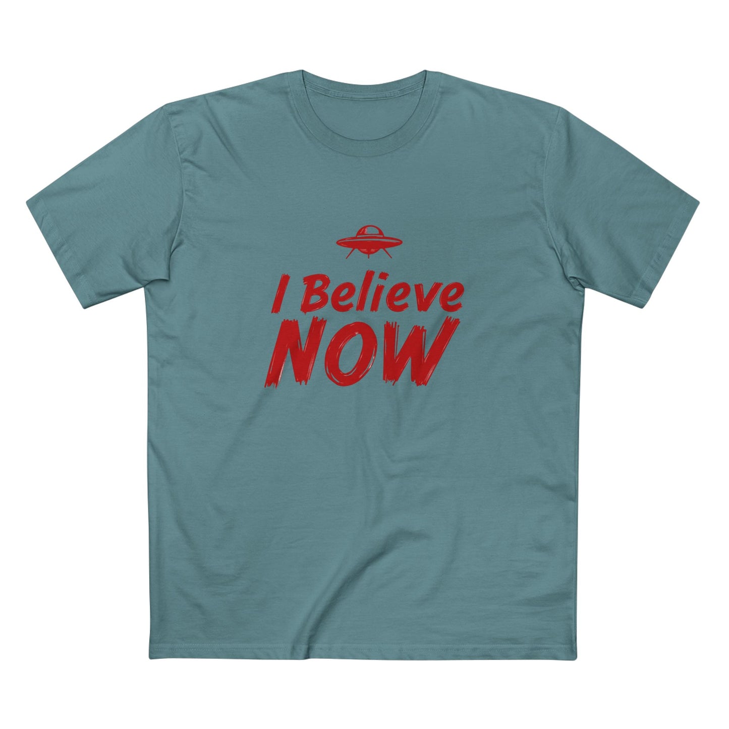 I Believe NOW UFO T-Shirt – Retro Alien Abduction Tee