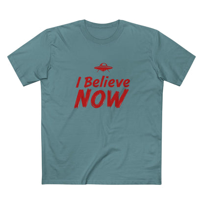 I Believe NOW UFO T-Shirt – Retro Alien Abduction Tee
