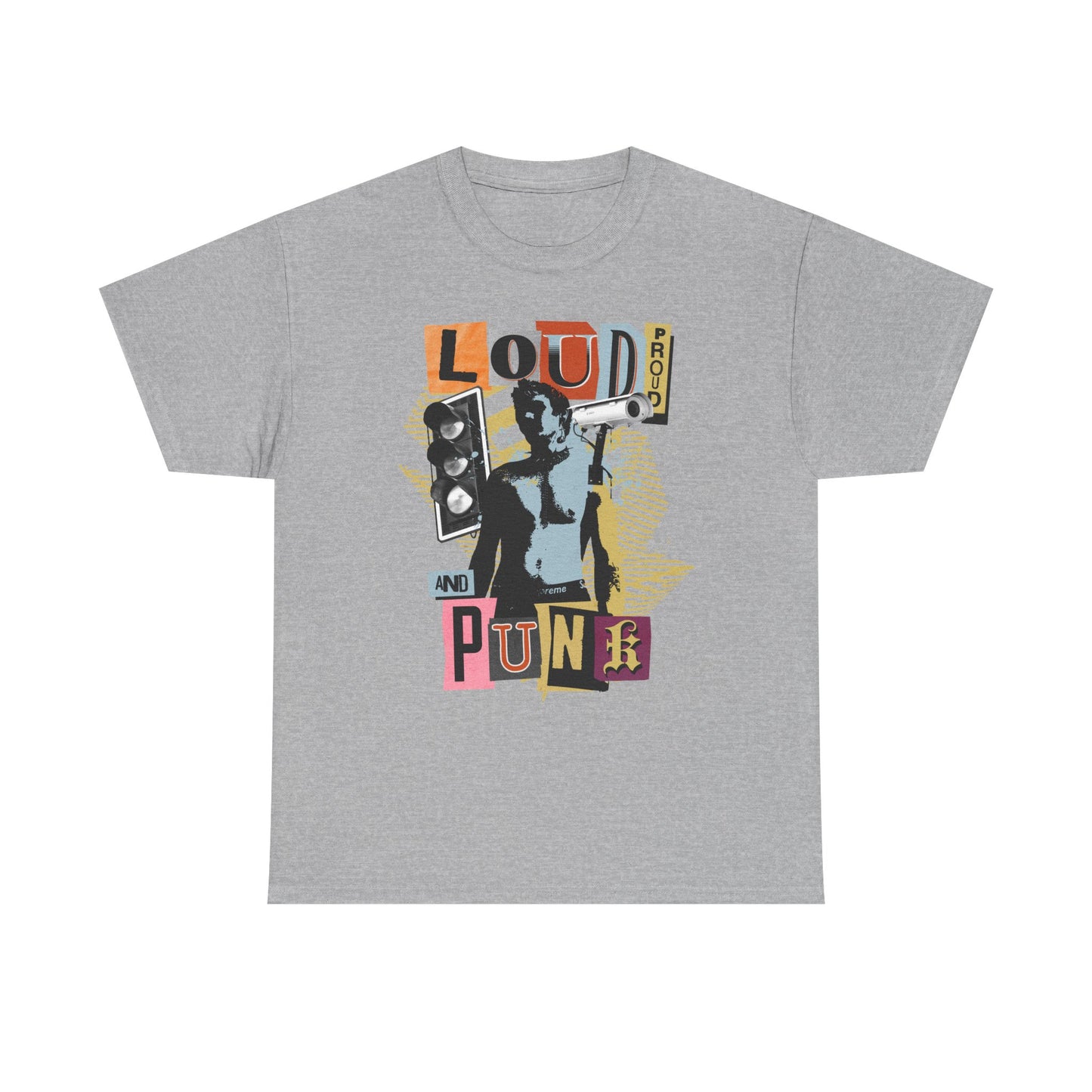 Punk Rock 'Loud' Graphic Tee — Vintage Concert Band Shirt