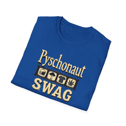 Psychonaut SWAG T-Shirt — Retro Gold Icon Graphic Tee
