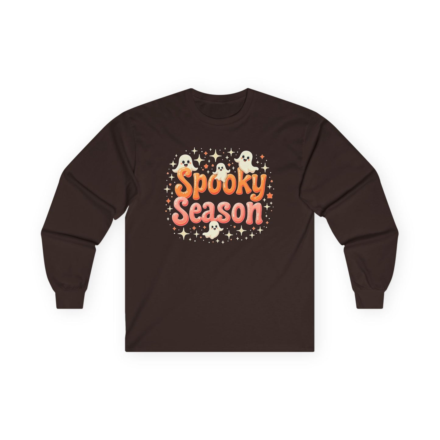 Spooky Season Long Sleeve — Cute Ghosts Halloween Shirt