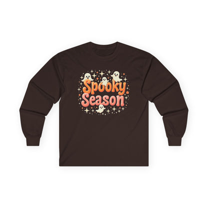 Spooky Season Long Sleeve — Cute Ghosts Halloween Shirt
