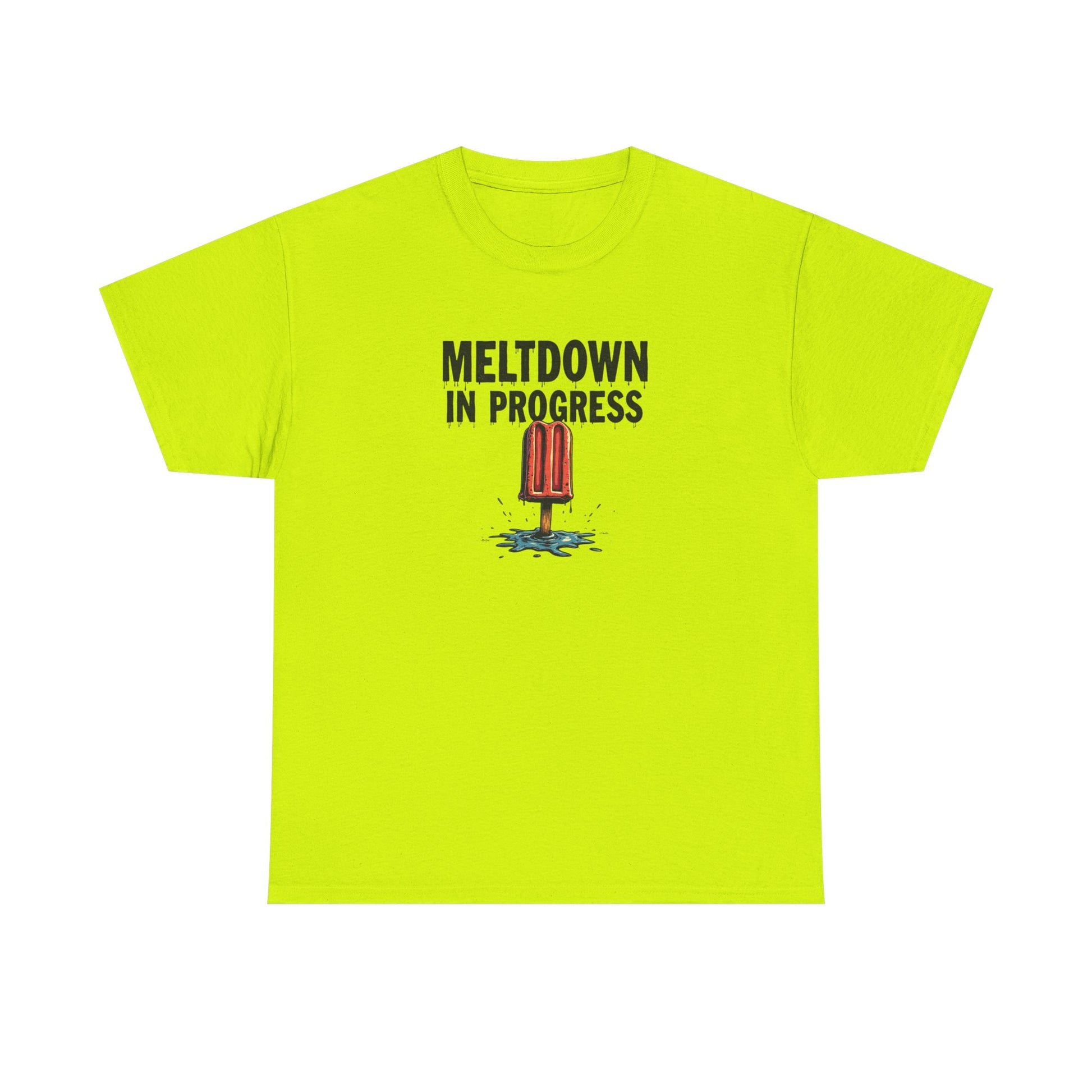 Meltdown in Progress Tee | Fun Summer T-Shirt, Gift for Ice Cream Lovers, Casual Wear, Comfy Everyday Top, Perfect for Hot Days - Psychonaut Swag