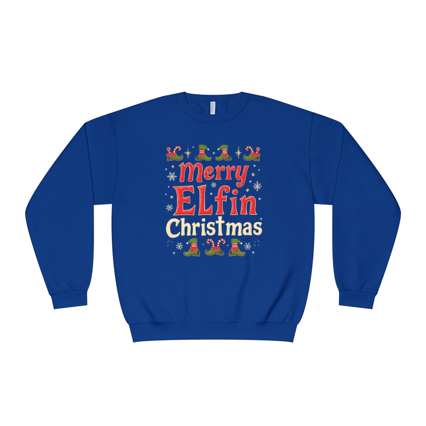 Christmas Elf Unisex Sweatshirt - Merry Elfin Christmas Tee for Elf Fanatics