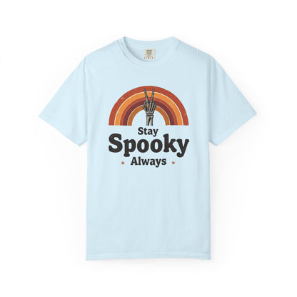 Stay Spooky Always T-Shirt — Retro Rainbow Halloween Tee
