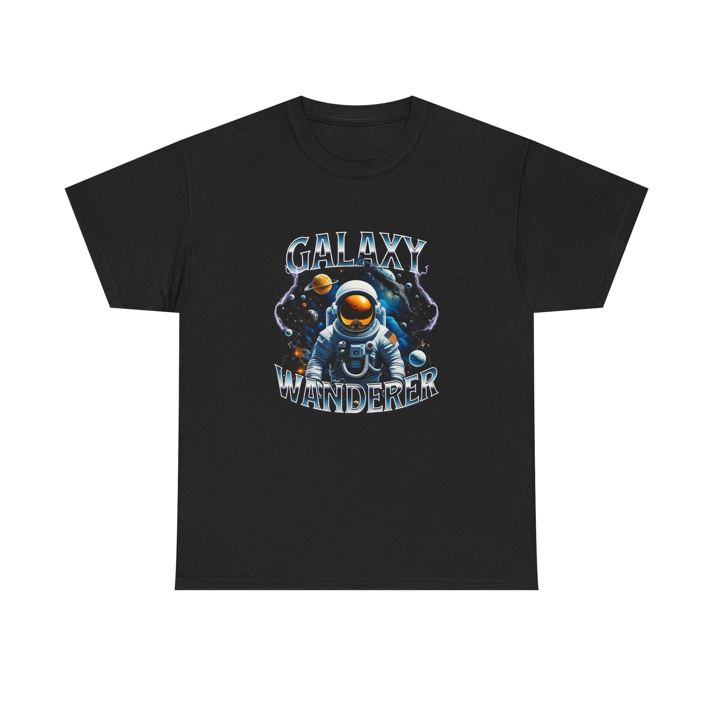 Galaxy Wanderer Tee — "Our Minds Can Travel Far" Graphic T-Shirt