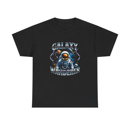Galaxy Wanderer Tee — "Our Minds Can Travel Far" Graphic T-Shirt