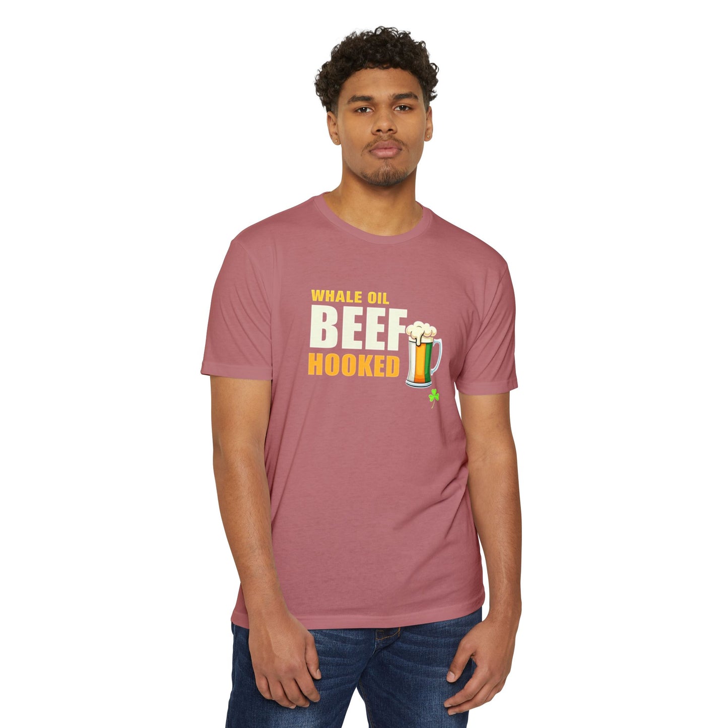 Beef Hooked Beer Graphic T-Shirt