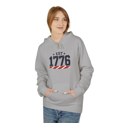 1776 American Hoodie — Patriotic Independence Day Sweatshirt