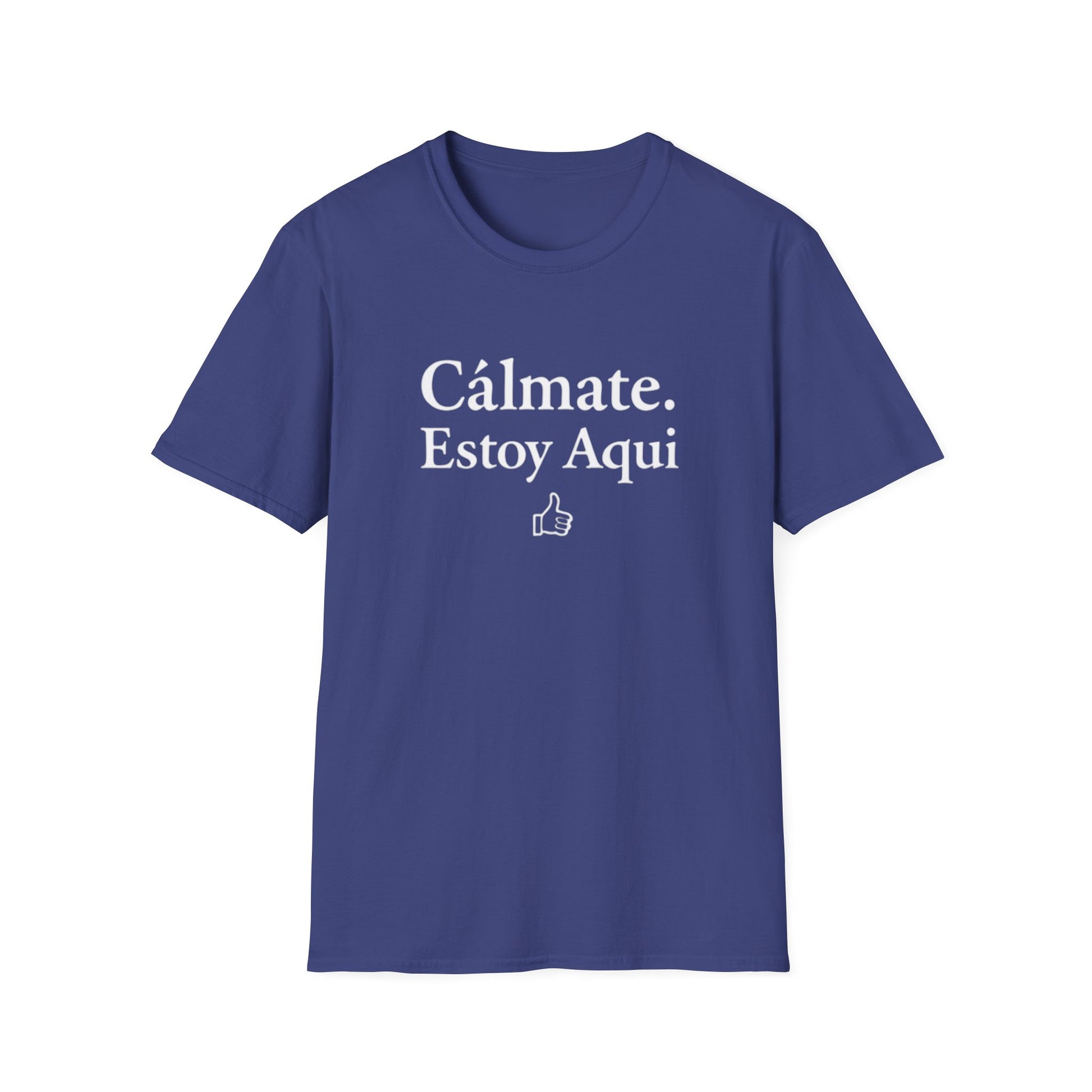 Calm down I’m here, Affirmation Unisex T-Shirt, Relax Shirt, Mindfulness Tee, Casual Wear, Gift for Yoga Lovers, Self-Care Reminder - Psychonaut Swag