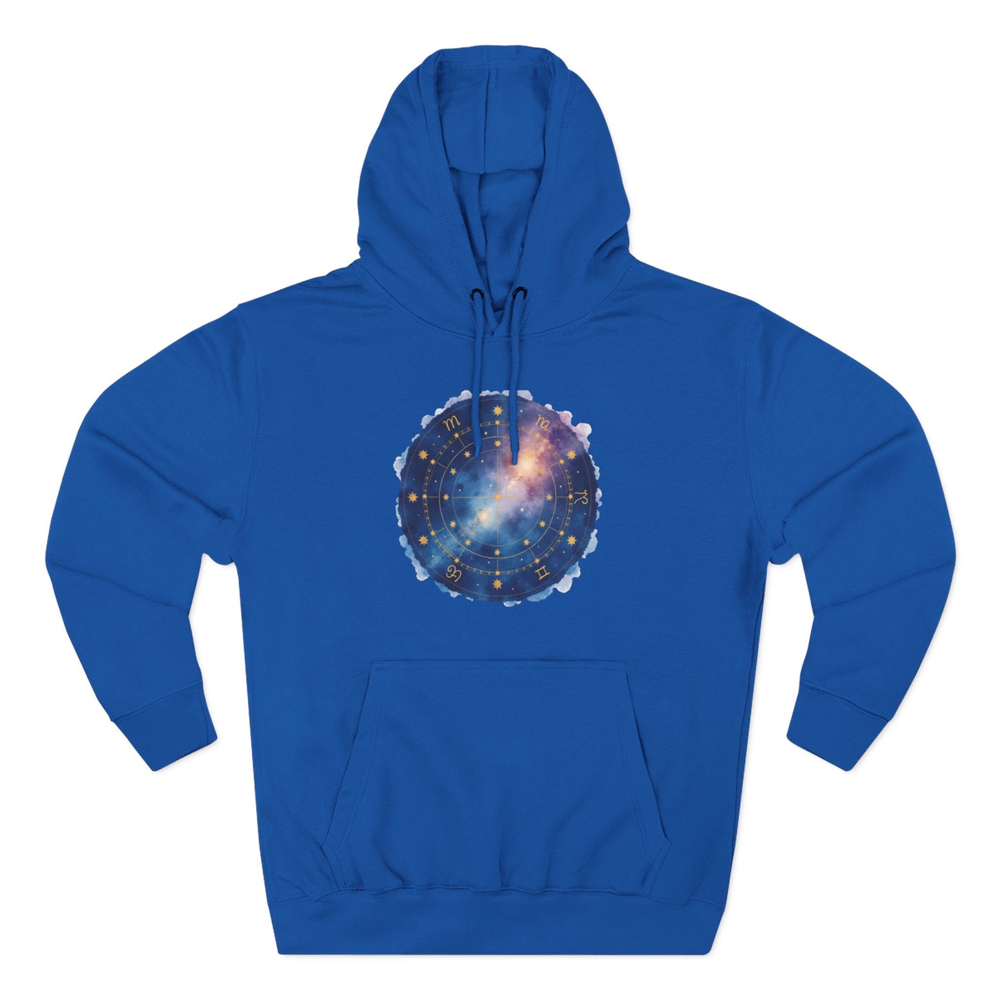 Galaxy Constellation Hoodie — Cosmic Star Map Fleece Pullover