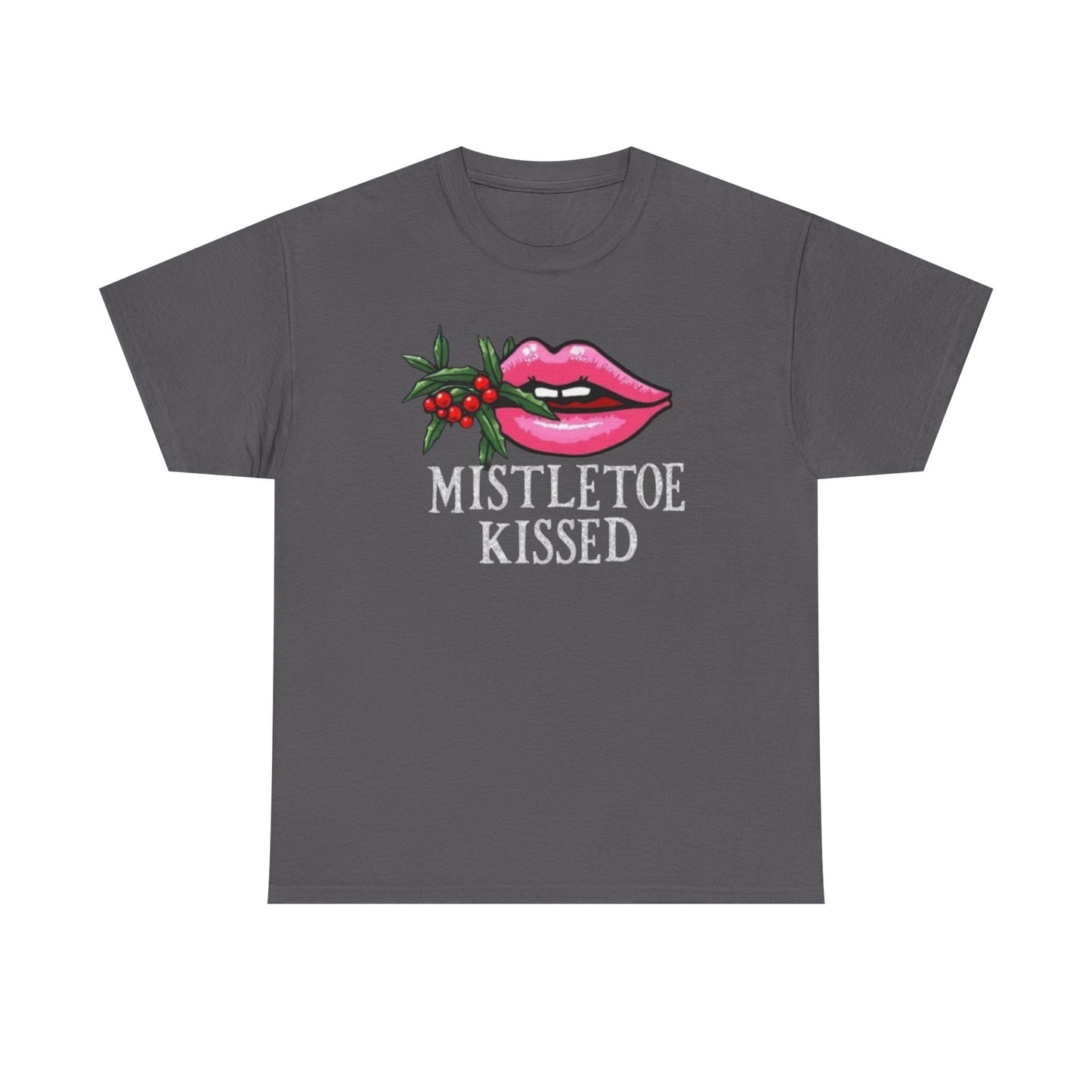 Mistletoe Kissed, Unisex Heavy Cotton Tee