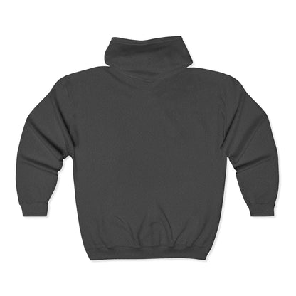 Psychedelic Watchers and Monsters,  Halloween Zip Hoodie — Neon Trippy Alien Art Full‑Zip Sweatshirt