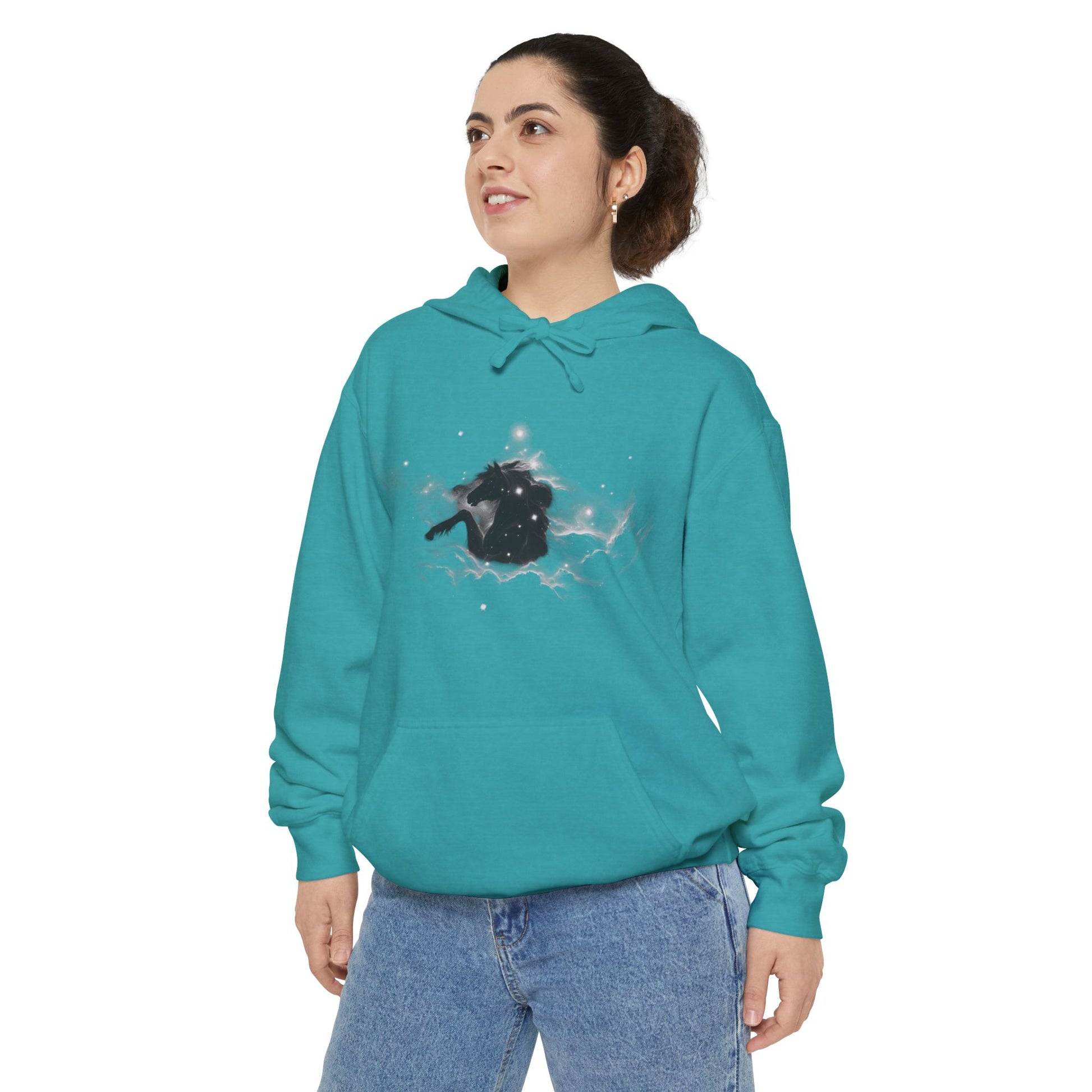 Constellation, Unisex Garment-Dyed Hoodie - Psychonaut Swag