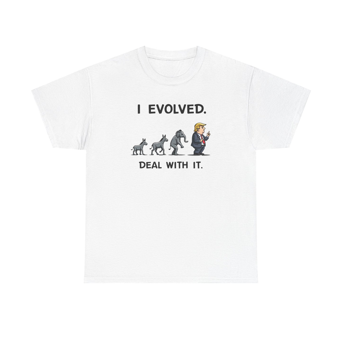 I Evolved, political humor, Funny Unisex T-Shirt, Gift for Dog Lovers, Casual Wear, Statement Shirt - Psychonaut Swag