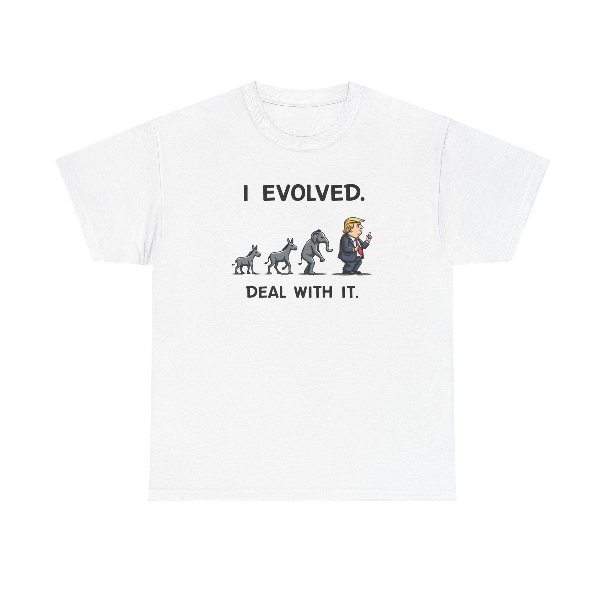 I Evolved, political humor, Funny Unisex T-Shirt, Gift for Dog Lovers, Casual Wear, Statement Shirt - Psychonaut Swag