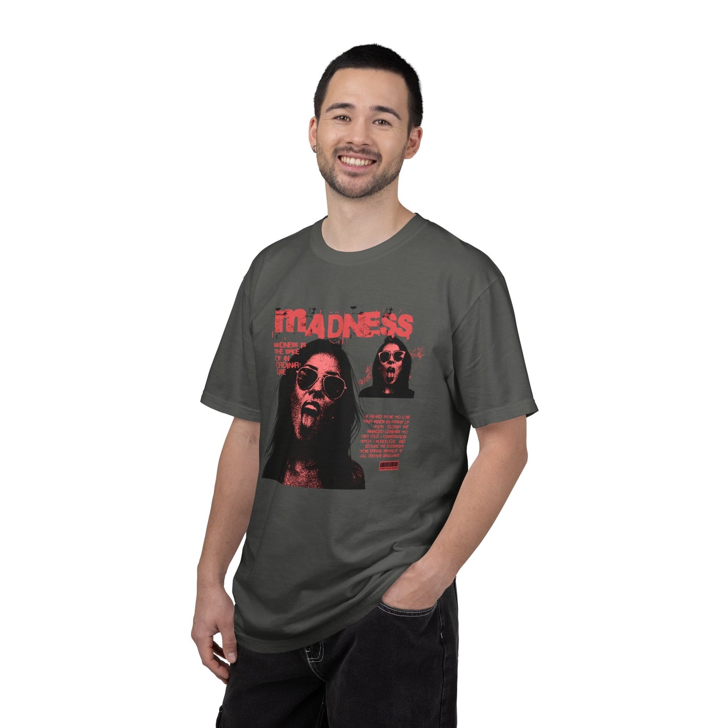 Madness Vintage Photo Graphic T‑Shirt