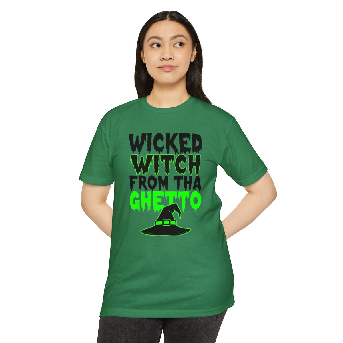 Wicked Witch T-Shirt, Funny Halloween Tee, Unisex Graphic Shirt, Spooky Costume Top, Autumn Celebration Apparel