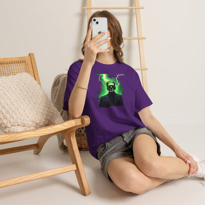 O.G. Monster Lightning Tee – Neon Green Monster Graphic T-Shirt