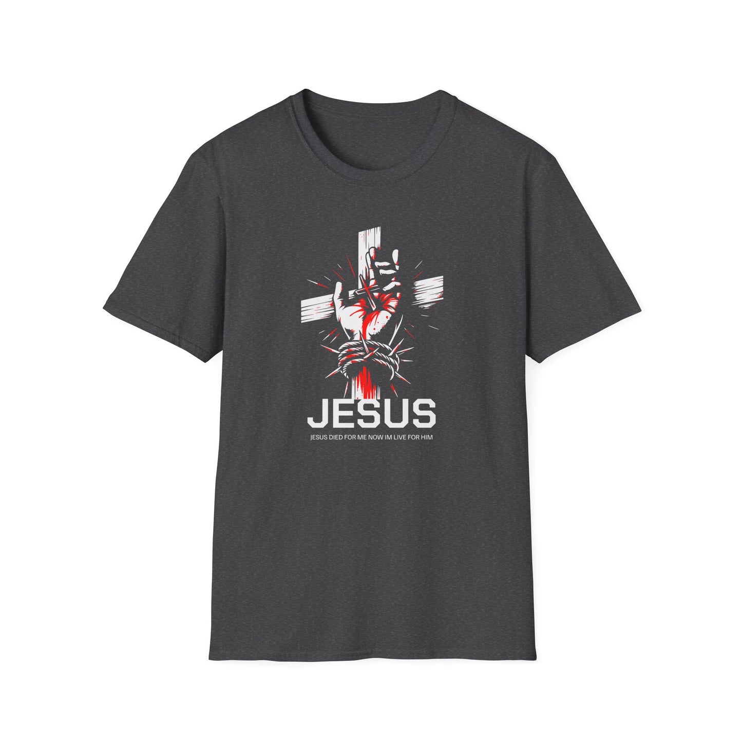 Jesus Cross T-Shirt — Blood and Crown Graphic Christian Tee