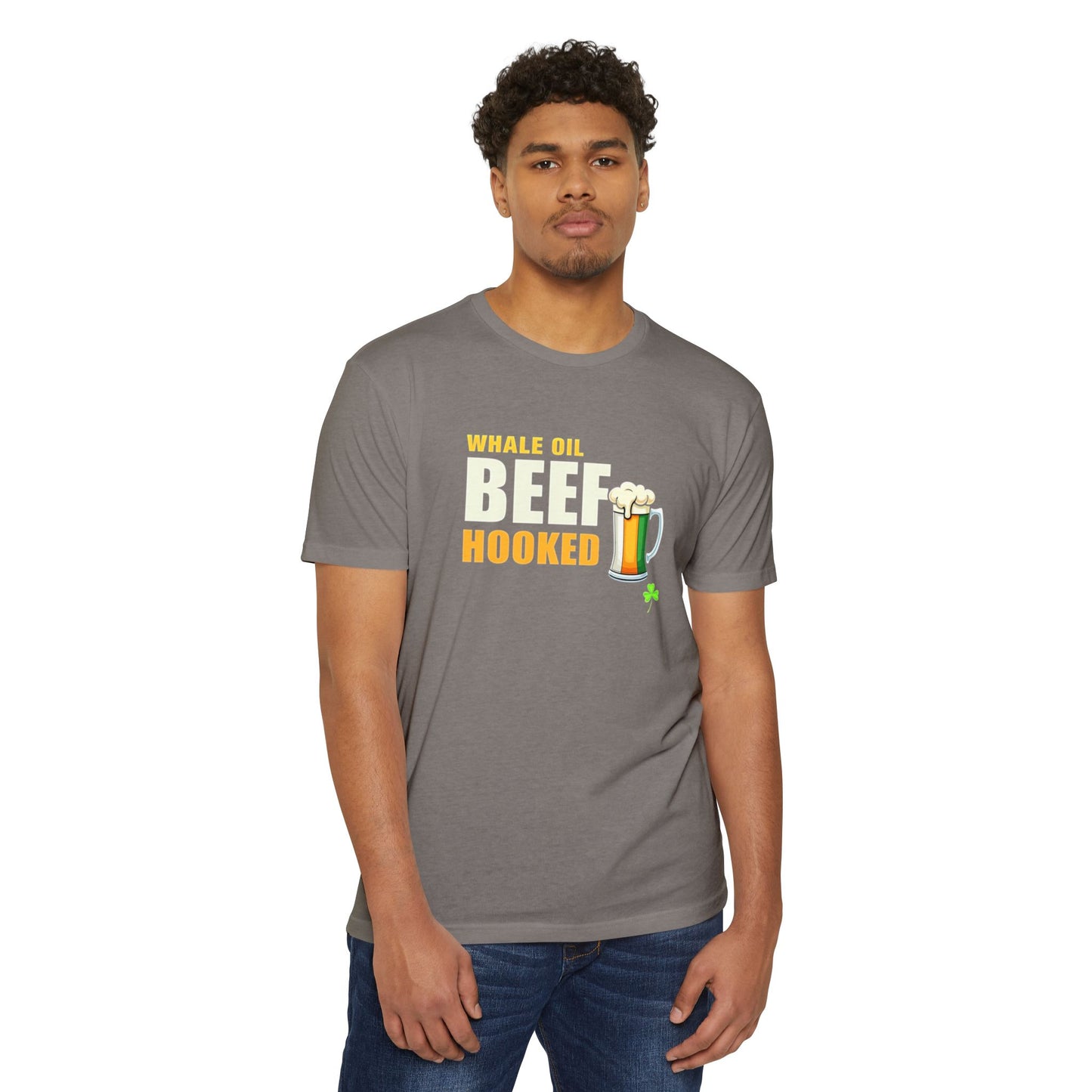 Beef Hooked Beer Graphic T-Shirt