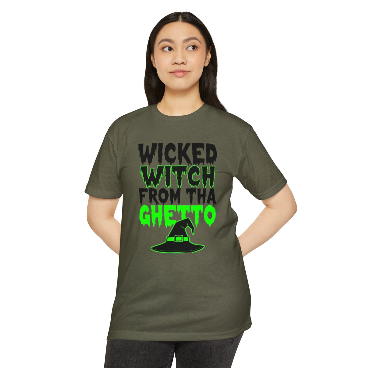 Wicked Witch T-Shirt, Funny Halloween Tee, Unisex Graphic Shirt, Spooky Costume Top, Autumn Celebration Apparel