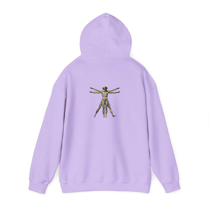Psychonaut Staple, Vitruvian Hoody,Unisex Heavy Blend™ Hooded Sweatshirt - Psychonaut Swag