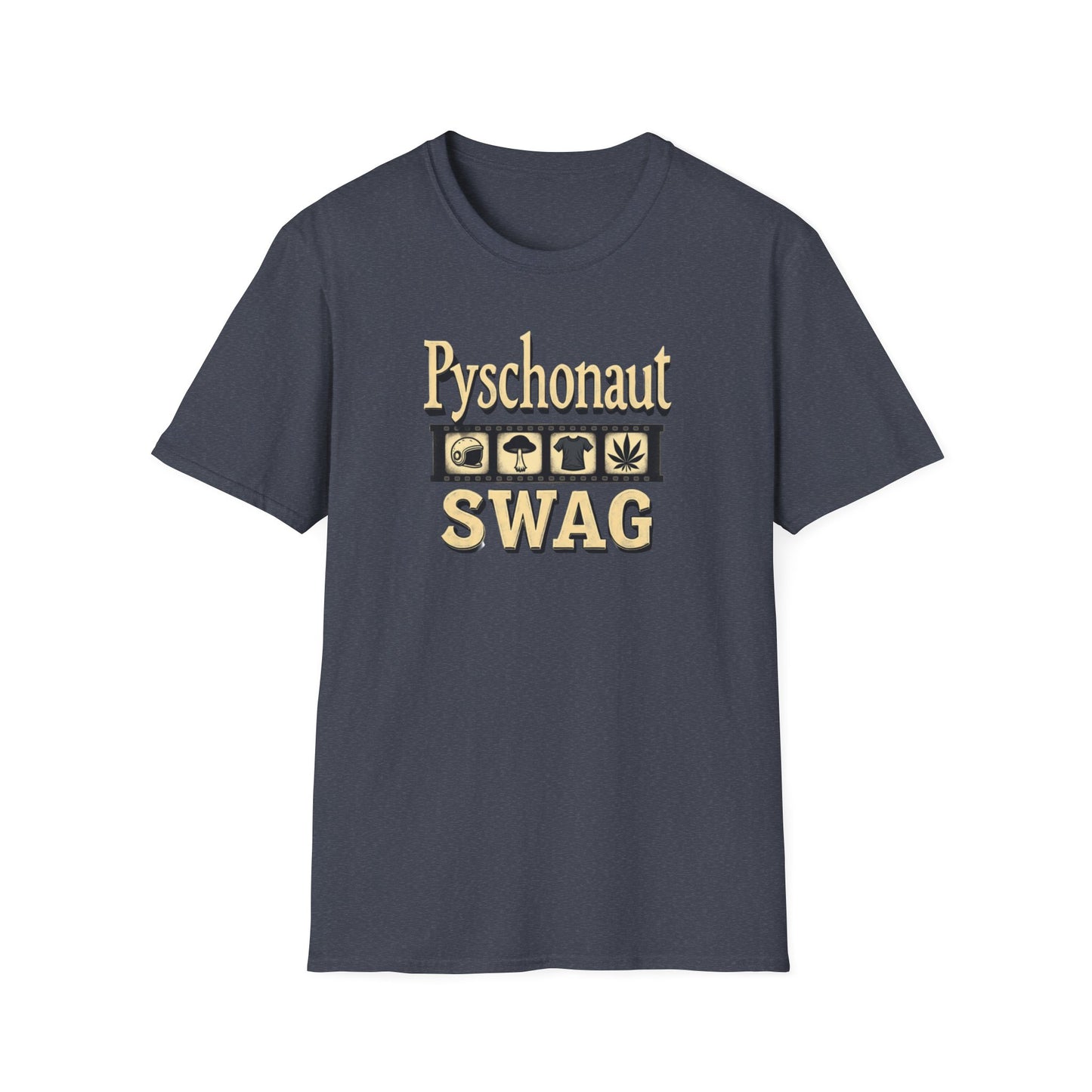 Psychonaut SWAG T-Shirt — Retro Gold Icon Graphic Tee