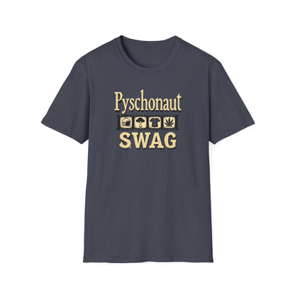 Psychonaut SWAG T-Shirt — Retro Gold Icon Graphic Tee