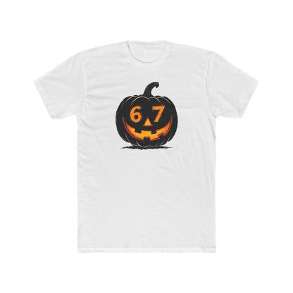 Halloween Jack-O'-Lantern Tee — 6/7 Pumpkin Graphic Shirt
