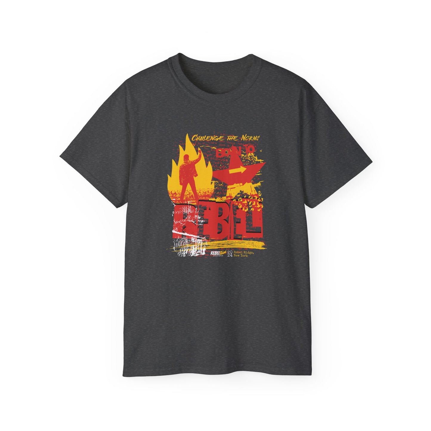 Born to Rebel T-Shirt — Bold Statement Graphic Tee