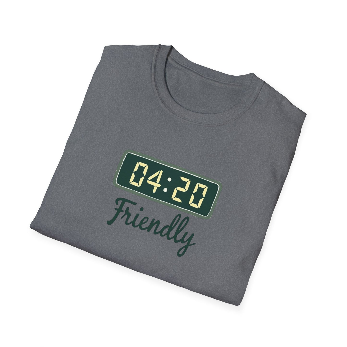 Friendly 4:20 Unisex T-Shirt | Marijuana Enthusiast Tee, Cannabis Gift, 420 Apparel, Stoner Friends Outfit, Chill Vibe Clothing