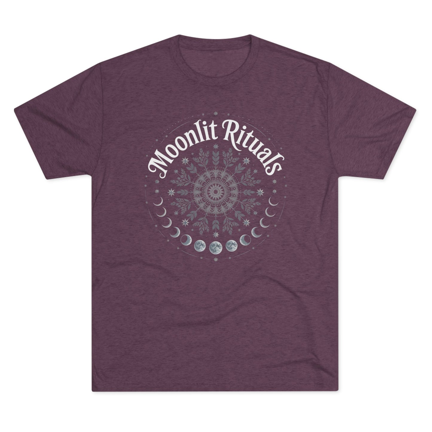 Moonlit Rituals Tee — Crescent Moon Phases Graphic T-Shirt
