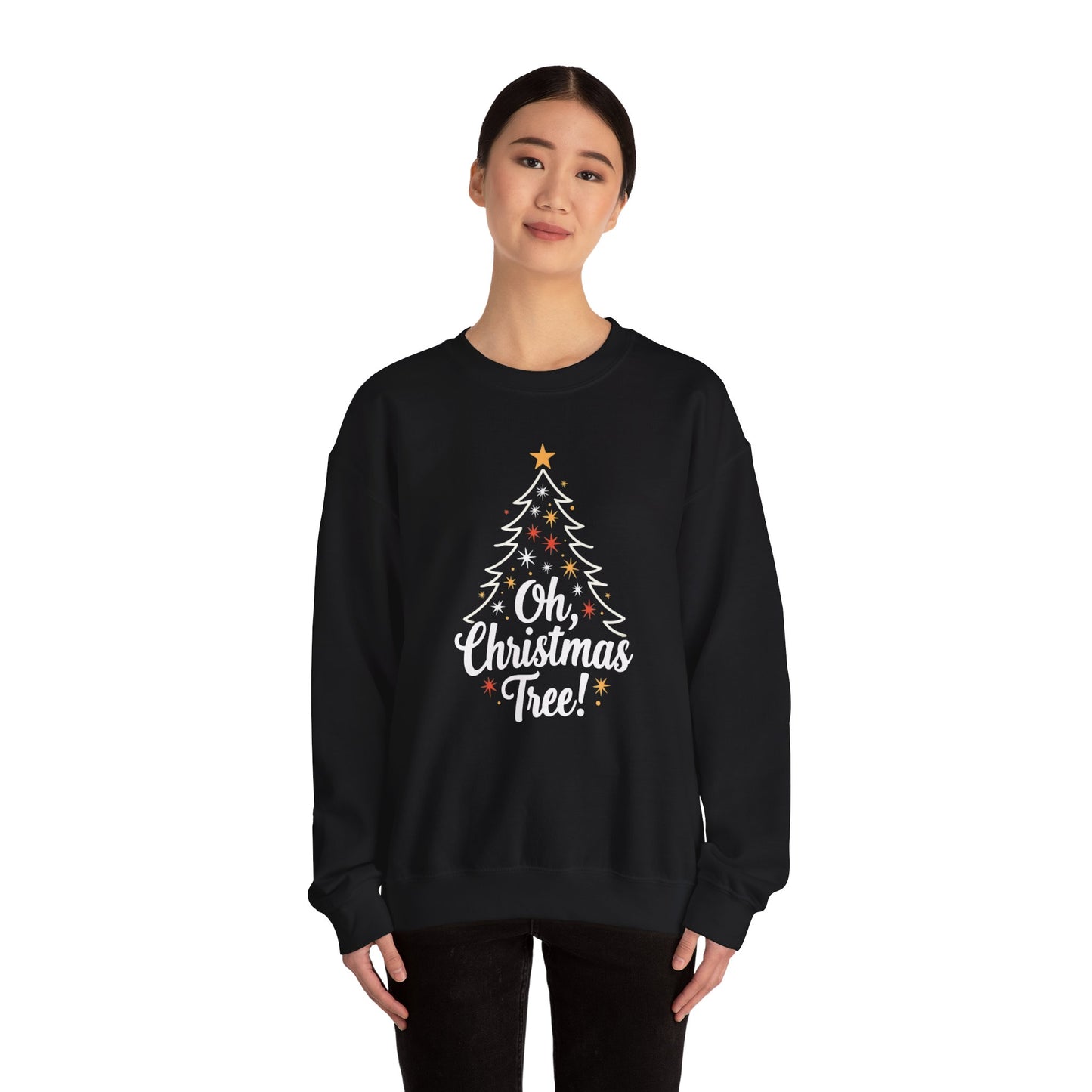 Christmas Tree Sweatshirt – "Oh, Christmas Tree!" Holiday Crewneck