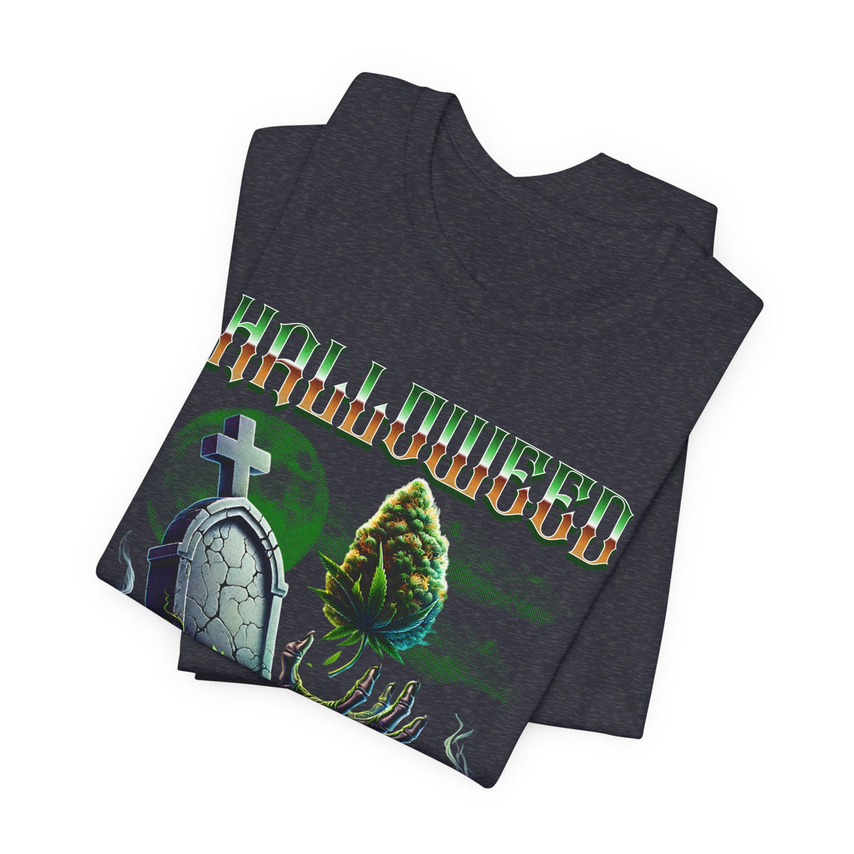 Halloweed, Haunted Herb, Unisex Jersey Short Sleeve Tee