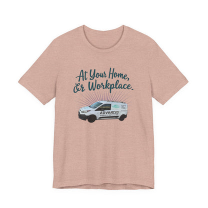 Advanced Mobile Detailing, At Your Home or Workplace Tee, Unisex Jersey T-Shirt Gift, Comfy Graphic Tee, Workwear Apparel, Casual Daily Wear