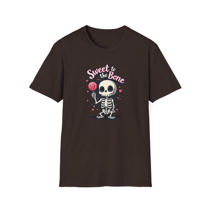 Sweet to the Bone T-Shirt — Cute Skeleton Candy Graphic Tee