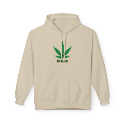 It's Organic, Marijuana Leaf, Unisex Midweight Softstyle Fleece Hoodie - Psychonaut Swag
